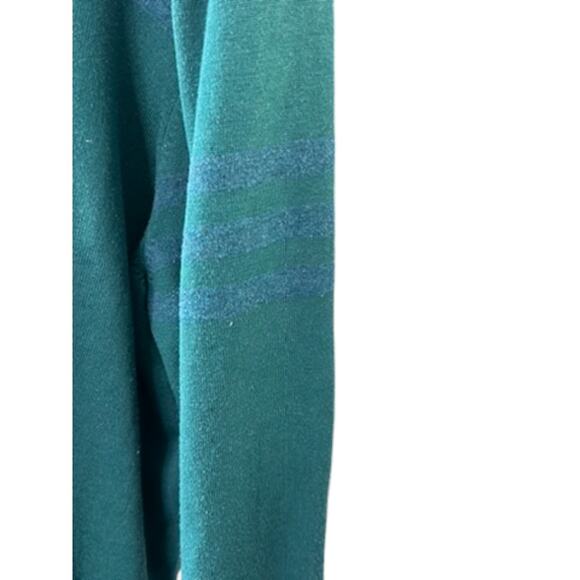 Adidas Green Ombre Long Sleeve Knit Sweater Men's 2XL - Picture 9 of 9